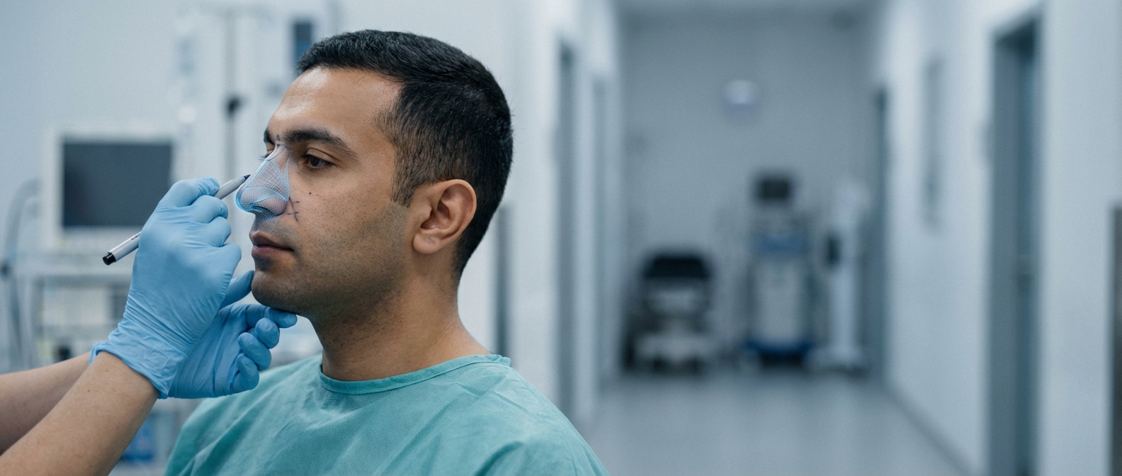 ניתוח אף בשיטה הפתוחה