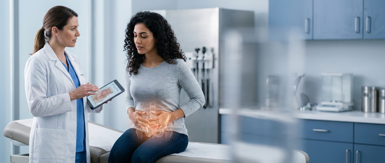 כאבים באגן נשים